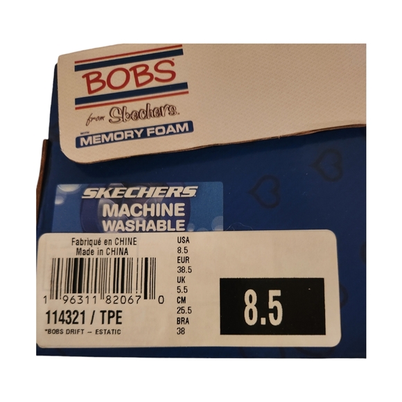 Woman's Skechers BOBS Drift - Estatic sneakers, fleece interior lining NWT - Picture 4 of 4